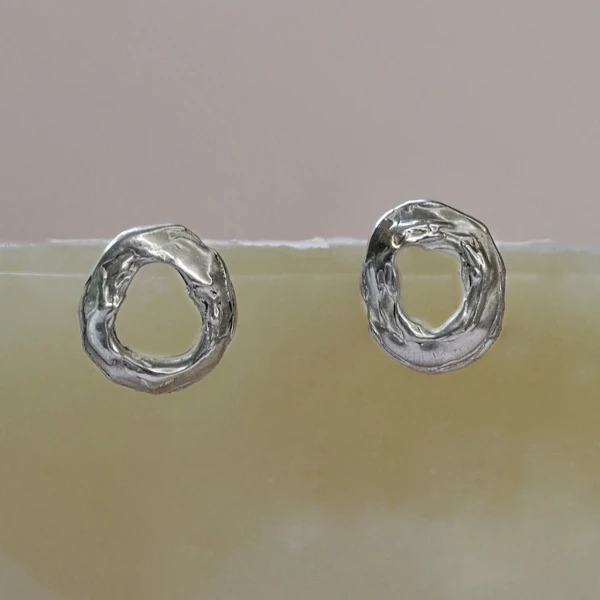 Aros Circulo plata