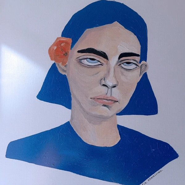 Caras azul