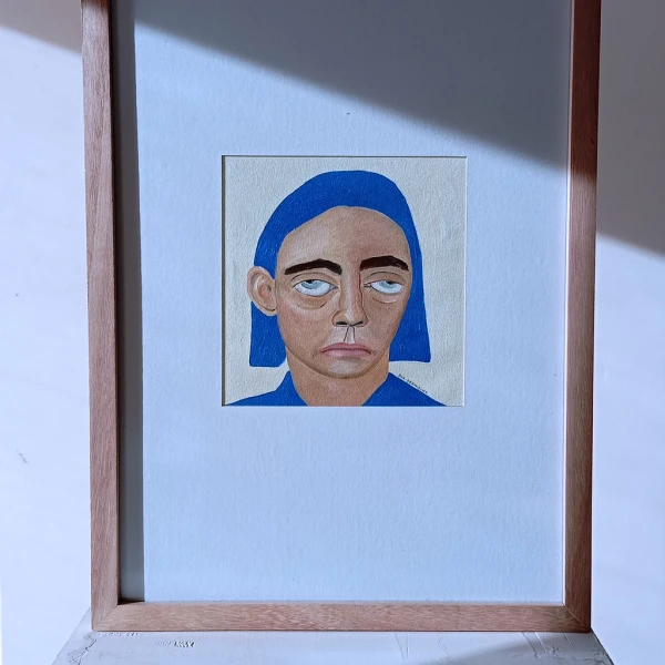 Caras azul