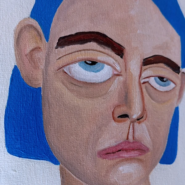 Caras azul