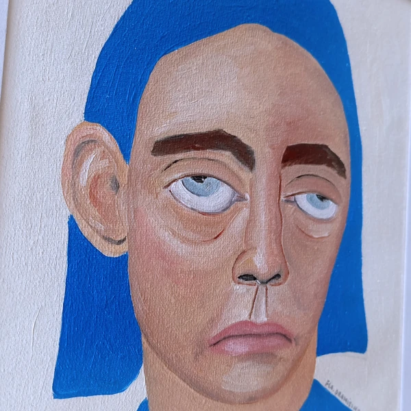 Caras azul