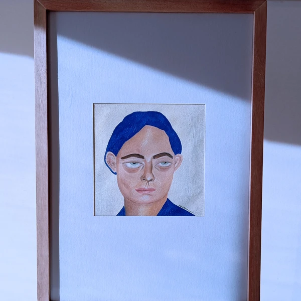 Caras azul