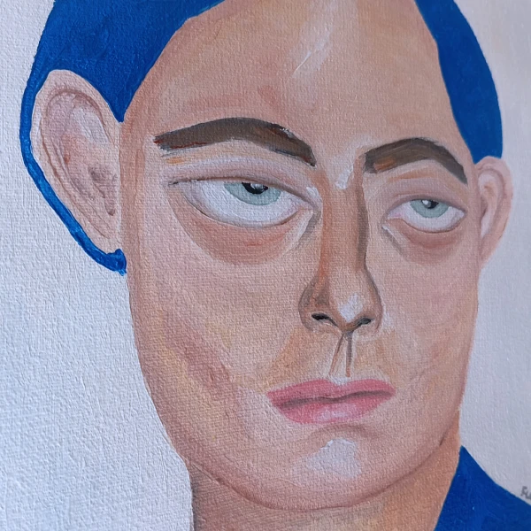 Caras azul