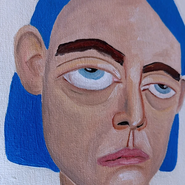 Caras azul