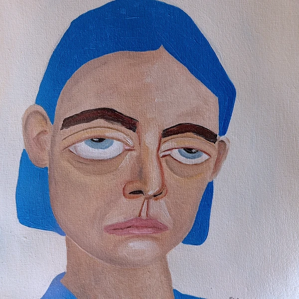 Caras azul
