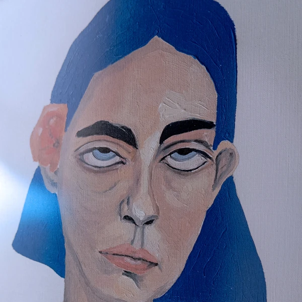 Caras azul