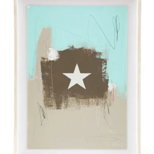 Estrella Blanca - Blanco - Espacial mini tiza patinada