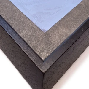 Lobo Marino II - Alfil  marupa negro con paspartu gris  55x75cm