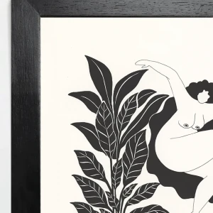 Ritual - 30 x 42 / Marco chato de 3 cm negro liso