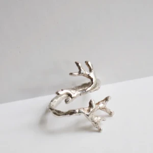 Anillo Coralito - Color Plata / Diï¿½met 1,83 cm