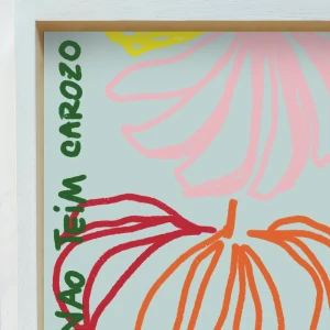 Banana non tein carozo - 30 X 42 / Marco box blanco liso