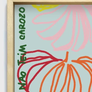 Banana non tein carozo - 30 X 42 / Marco box marupa cera