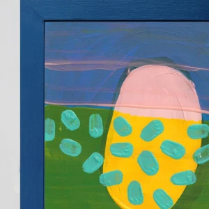 Original Sole Rolleri 10 - Marco chato de 3 cm azul ultramarine