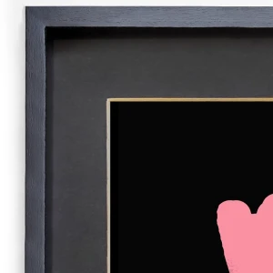 Amiga - Varilla tipo box negro mas paspartu negro / 21 x 30