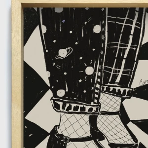 Pantalón Júpiter - 30x42 / Marco box natural marupá