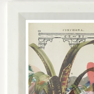 Cabrera 807 - Marco chanfle 6 cm blanco liso