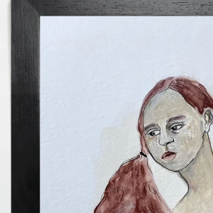 Mujer 2 - Marco chato 3 cm negro liso