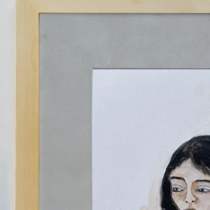 Mujer 5 - Marco chato de 3 cm marupa mas passepartout