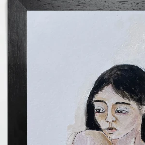 Mujer 5 - Marco chato de 3 cm negro