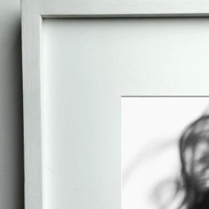 Volar - 90 x 60 / Marco en L recto blanco