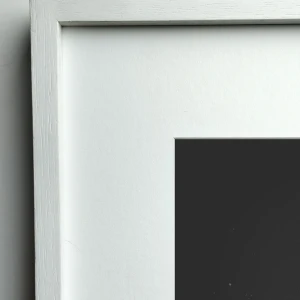 Baccio - Marco en L recto blanco / 150 x 100