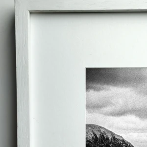 Escollera - Marco en L recto blanco / 150 x 100