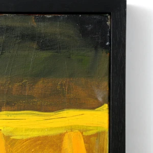 Media de huevos - Marco tipo box negro liso