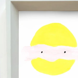 Teets - Marco tipo piramide blanco liso