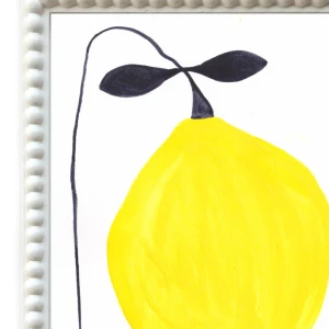 Lemon - Marco de pelotitas blanco