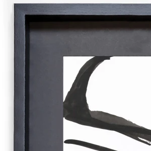 Chino - Marco tipo box negro + passepartout negro