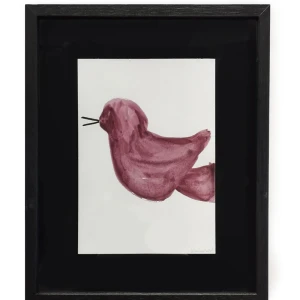 Birdie - Marco tipo box negro + fondo negro