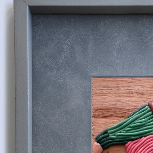 Sentmientos 4 - Marco tipo box gris + fondo gris