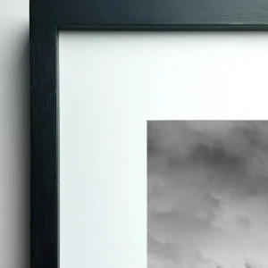 Seismiles - Marco en L negro mas passeparout blanco