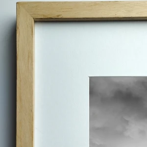 Seismiles - Marcon en L madera mas passepartout blanco