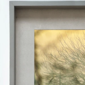 Santa Catalina II - 70 x 100 / Marco tipo box gris  mas passepartout gris