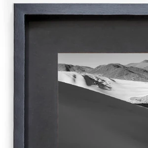 Rio grande - 40 x 60 / Marco tipo box negro con passepartout negro