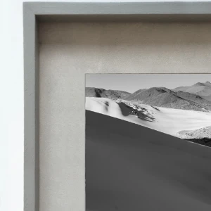 Rio grande - 95 x 115 / Marco tipo box con passepartout gris