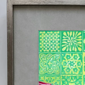 Daniel Prandi II - Marco en L plateado con passepartout