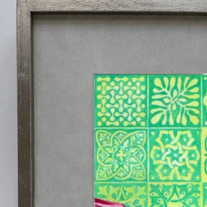 Daniel Prandi II - Marco en L plateado con passepartout