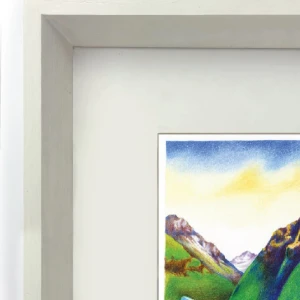 Daniel Prandi V - Marco triangulito blanco con passepartout