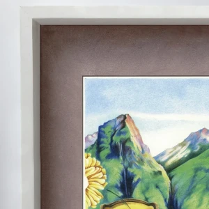 Daniel Prandi VI - Marco tipo box invertida blanca con passepartout