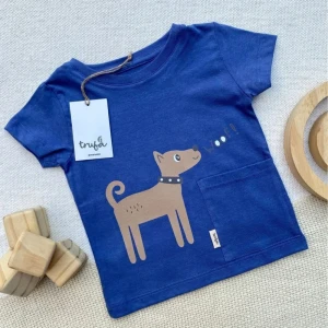 REMERA WOOF AZUL