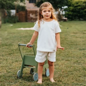 Remera waffle Off White