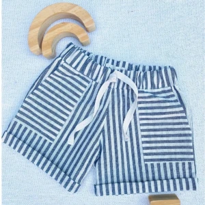 Short rayado Azul