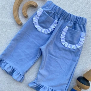 Pantalón volado Simil denim