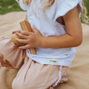 Remera Volado Blanca