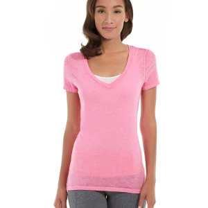 Karissa V-Neck Tee Size XS Color Red