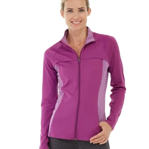 Inez Full Zip Jacket Size M Color Purple
