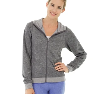 Helena Hooded Fleece Size XL Color Gray
